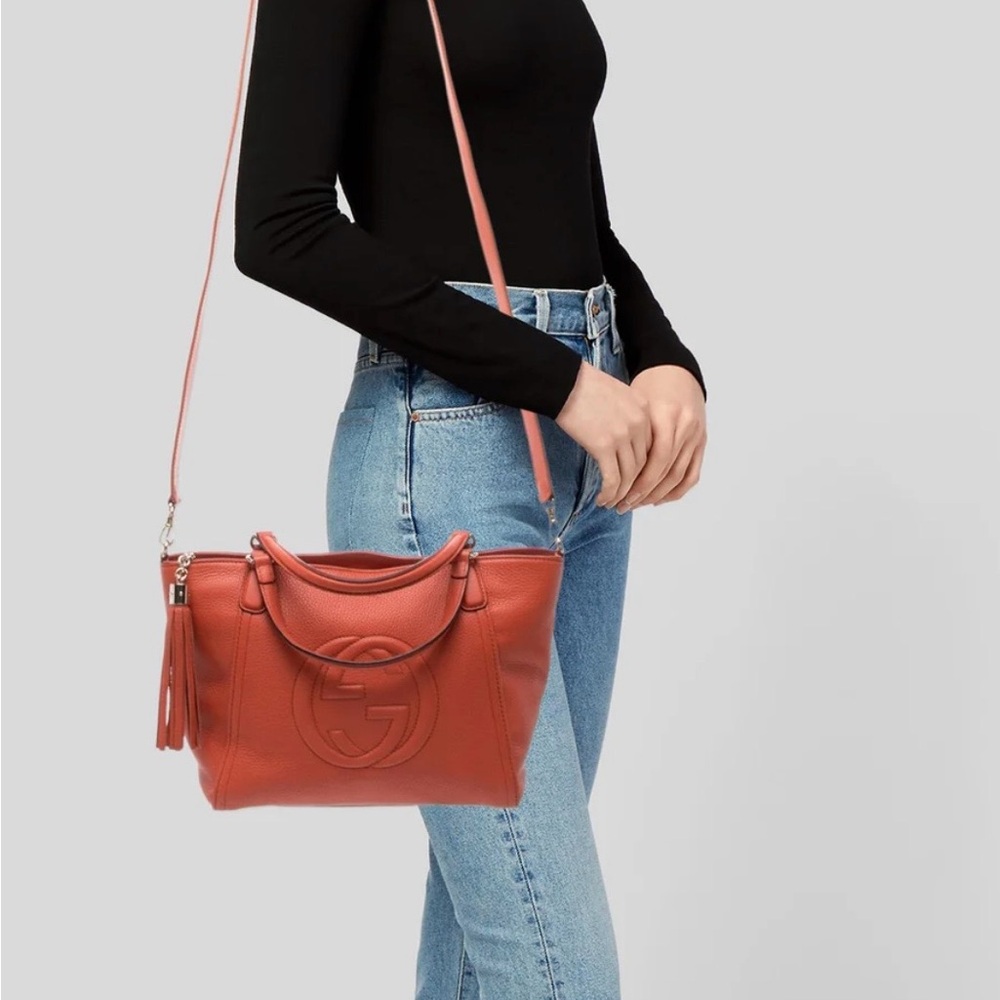 Gucci Orange Leather soho small Women's Bag - Picture 5 of 5